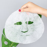 100 Pcs DIY Vegan Spa Skin Care Skin Fiber Paper Pre-cut Facial Paper Sheet Facial Mask